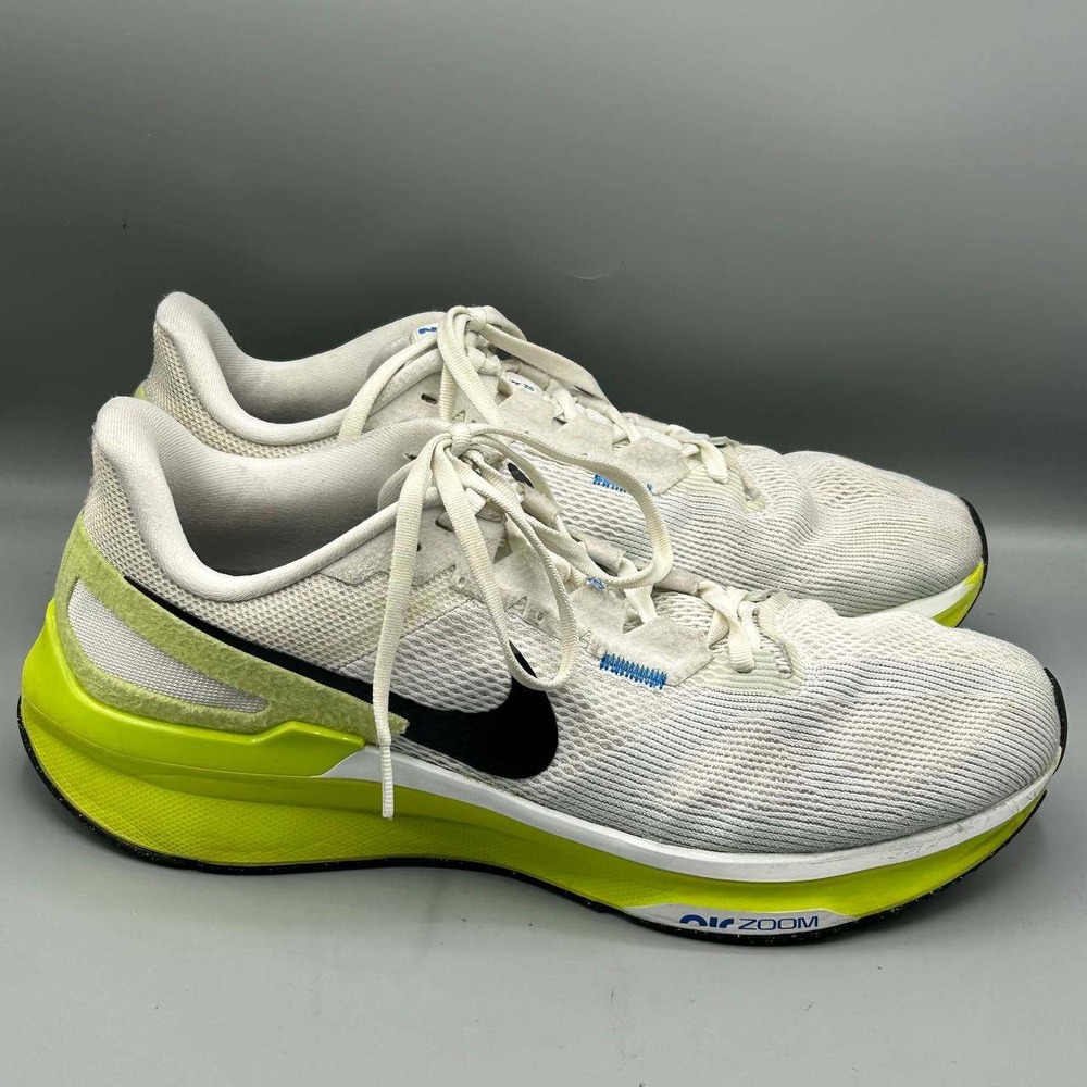 Nike Air Zoom Structure 25 White Volt Running Shoes DJ7883-102 Men 11.5‎